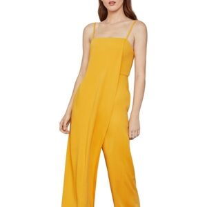 BCBG Strappy Yellow Jumpsuit